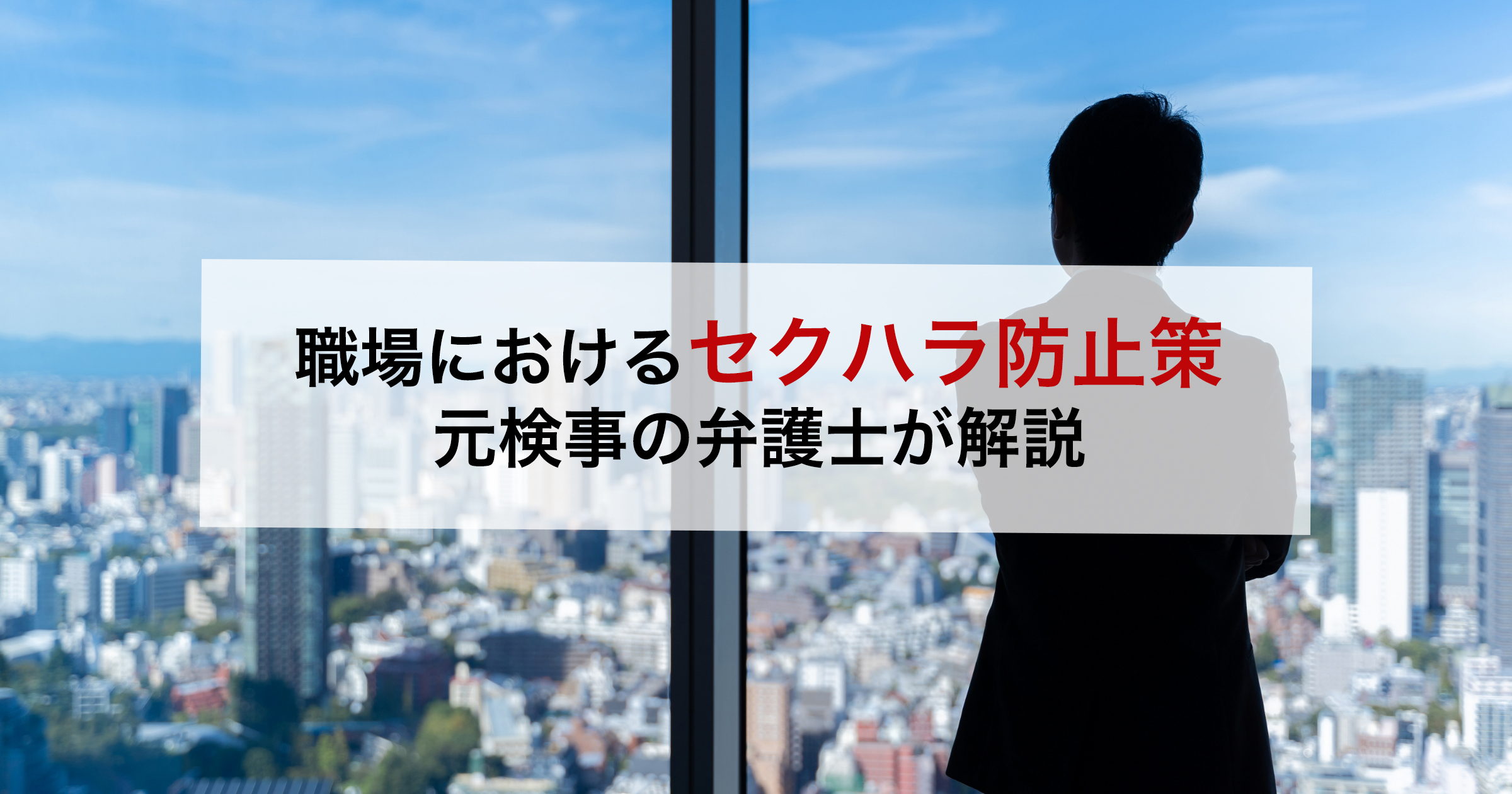 職場におけるセクハラ防止策 元検事の弁護士が解説